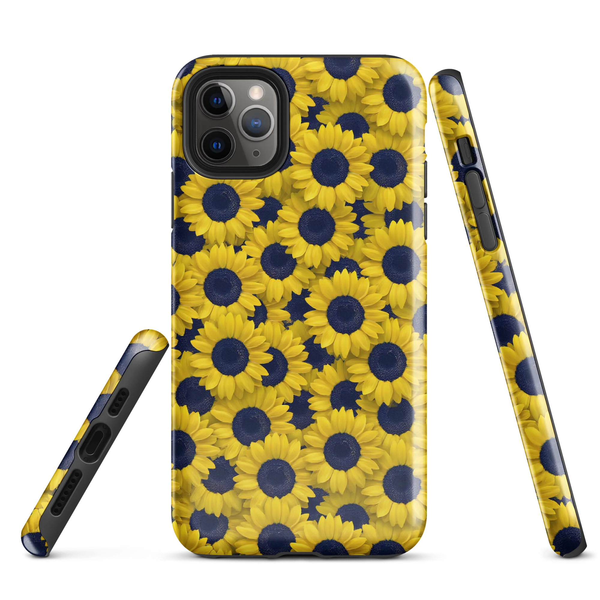 Midnight Sunflowers on Tough Case for iPhone® — Front