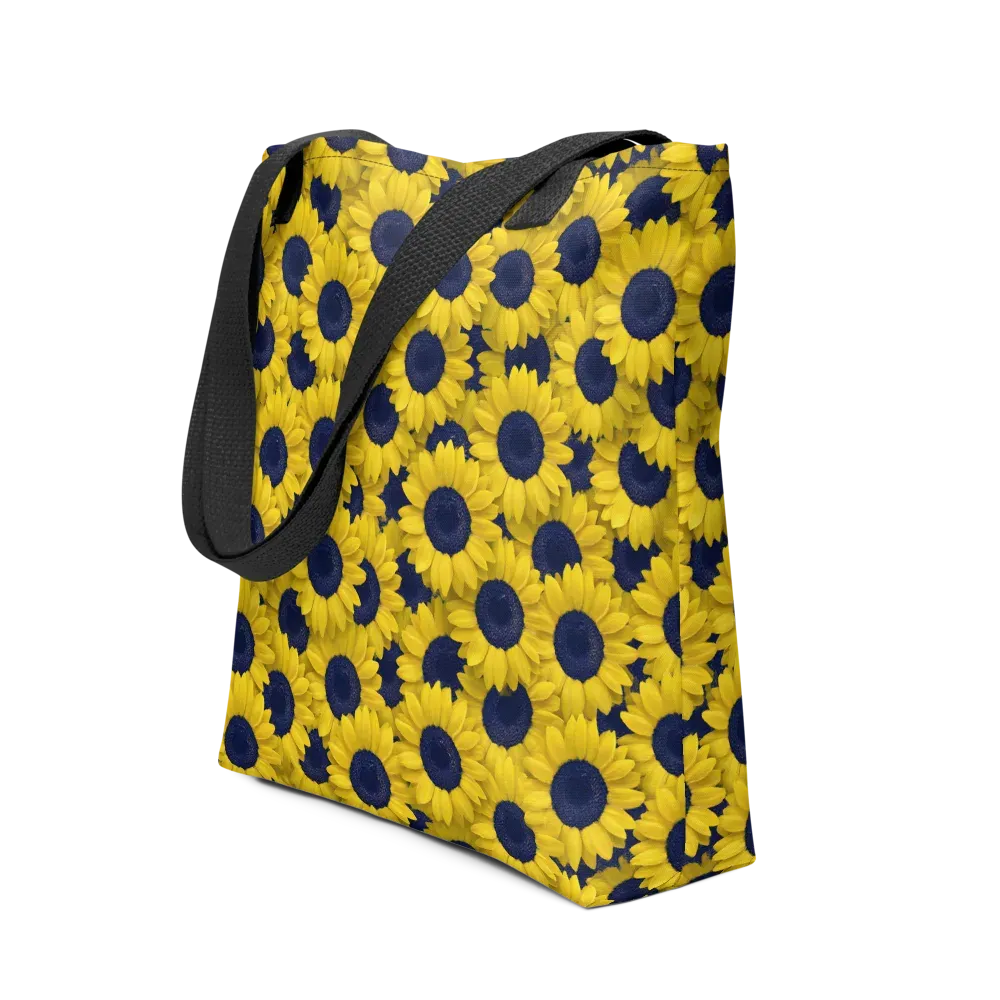 Midnight Sunflowers on Tote Bag — Front
