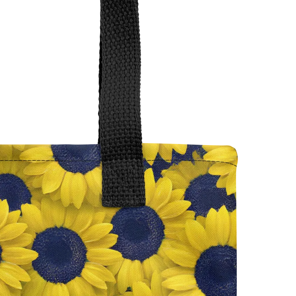 Midnight Sunflowers on Tote Bag — Product details
