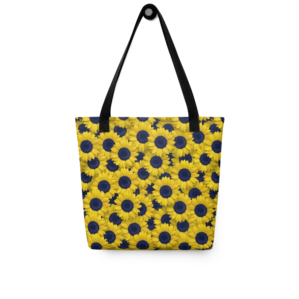 Midnight Sunflowers on Tote Bag — Front