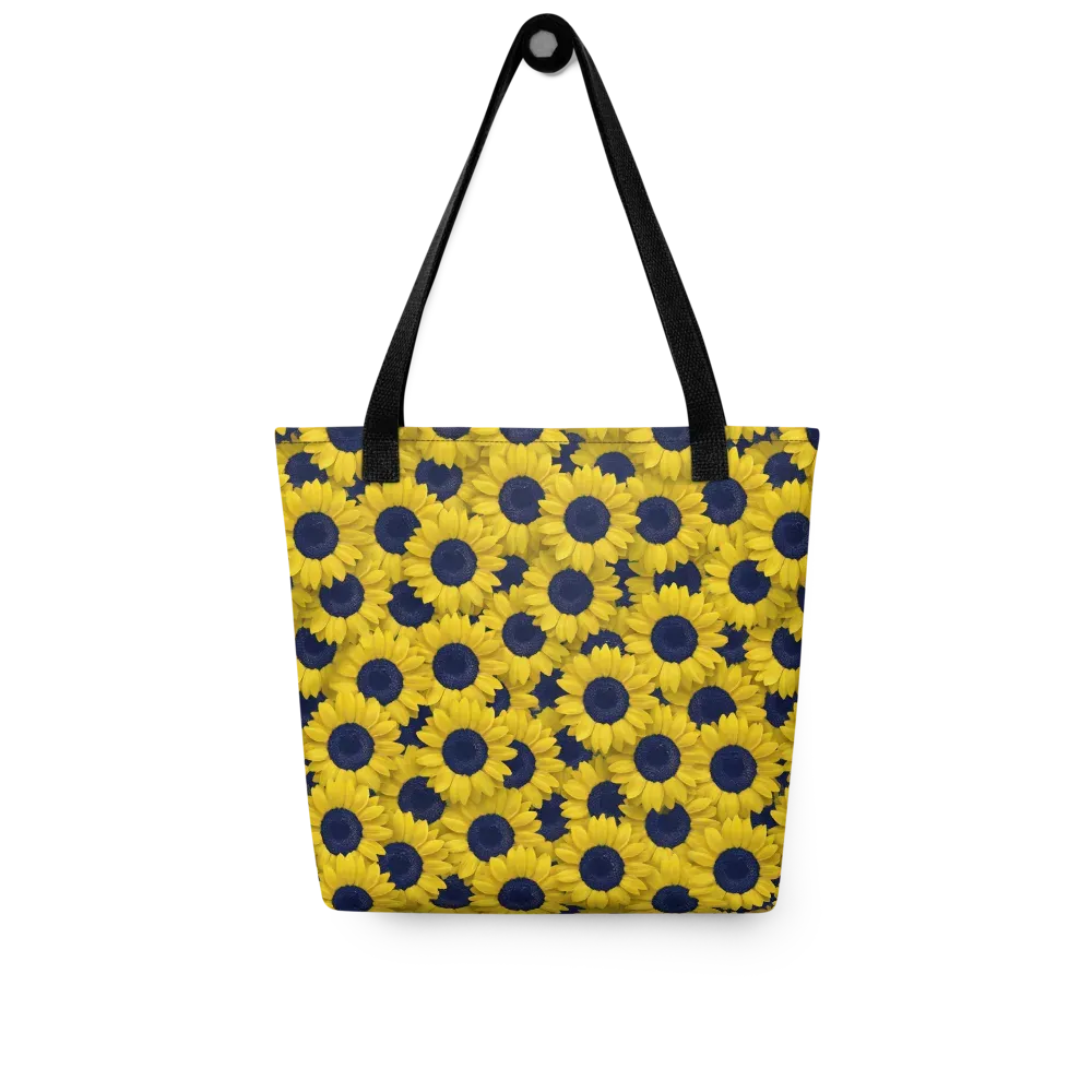Midnight Sunflowers on Tote Bag — Front