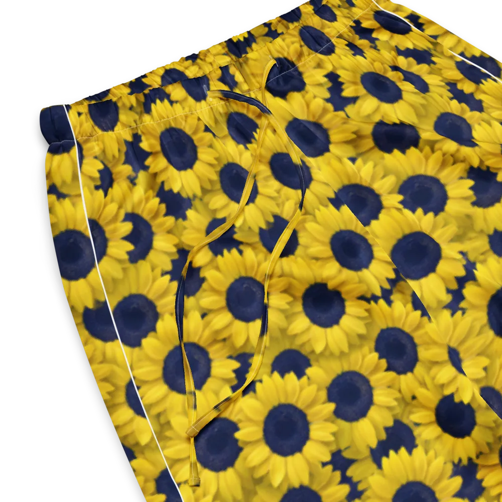 Midnight Sunflowers on Women's Pajama Pants — Product details