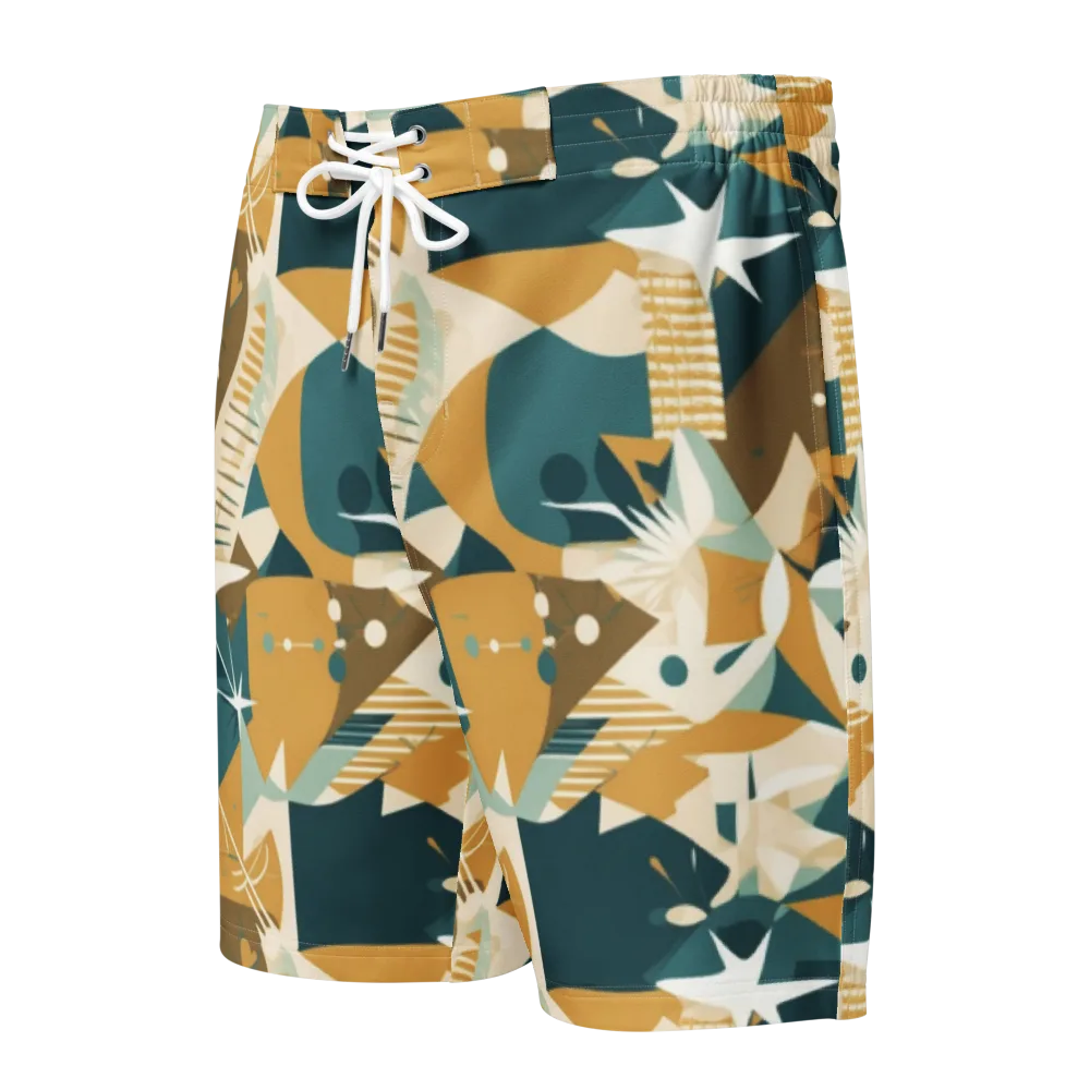 Astral Botanica on Men's Board Shorts — Front