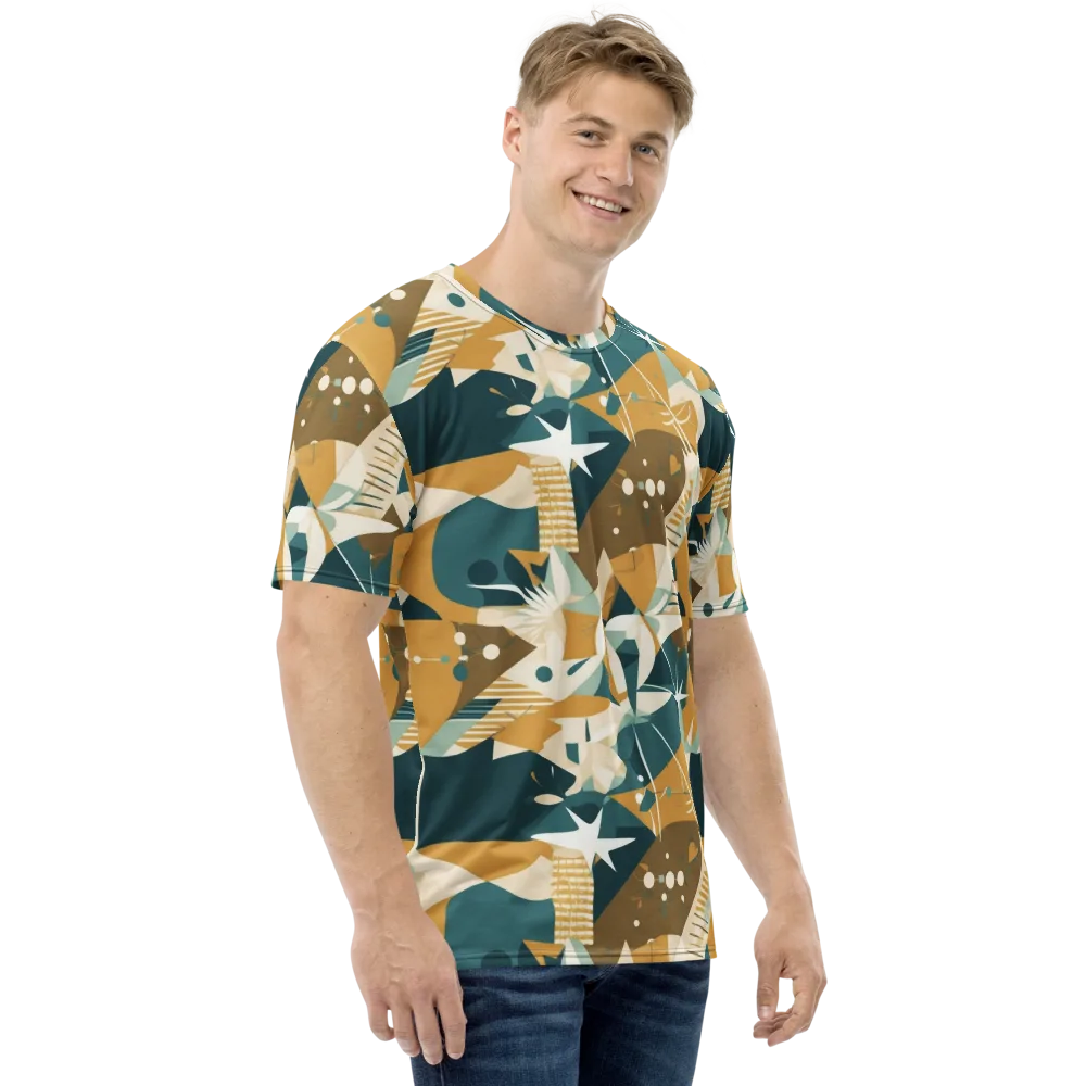 Astral Botanica on Men's Crew Neck T-Shirt — Right