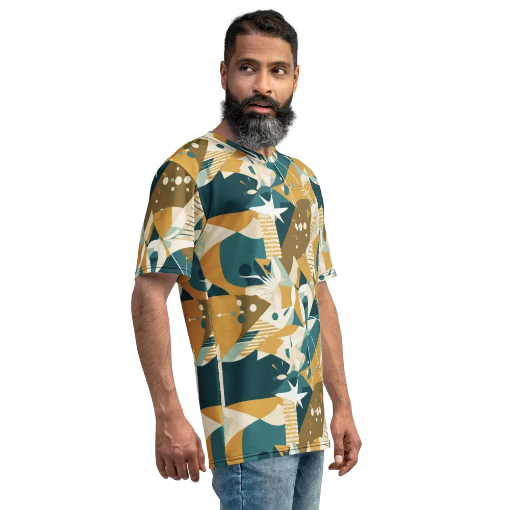 Astral Botanica on Men's Crew Neck T-Shirt — Right