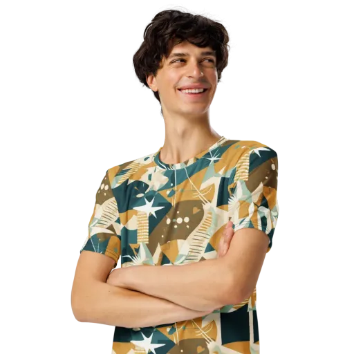 Astral Botanica on a Men's Crew Neck T-Shirt