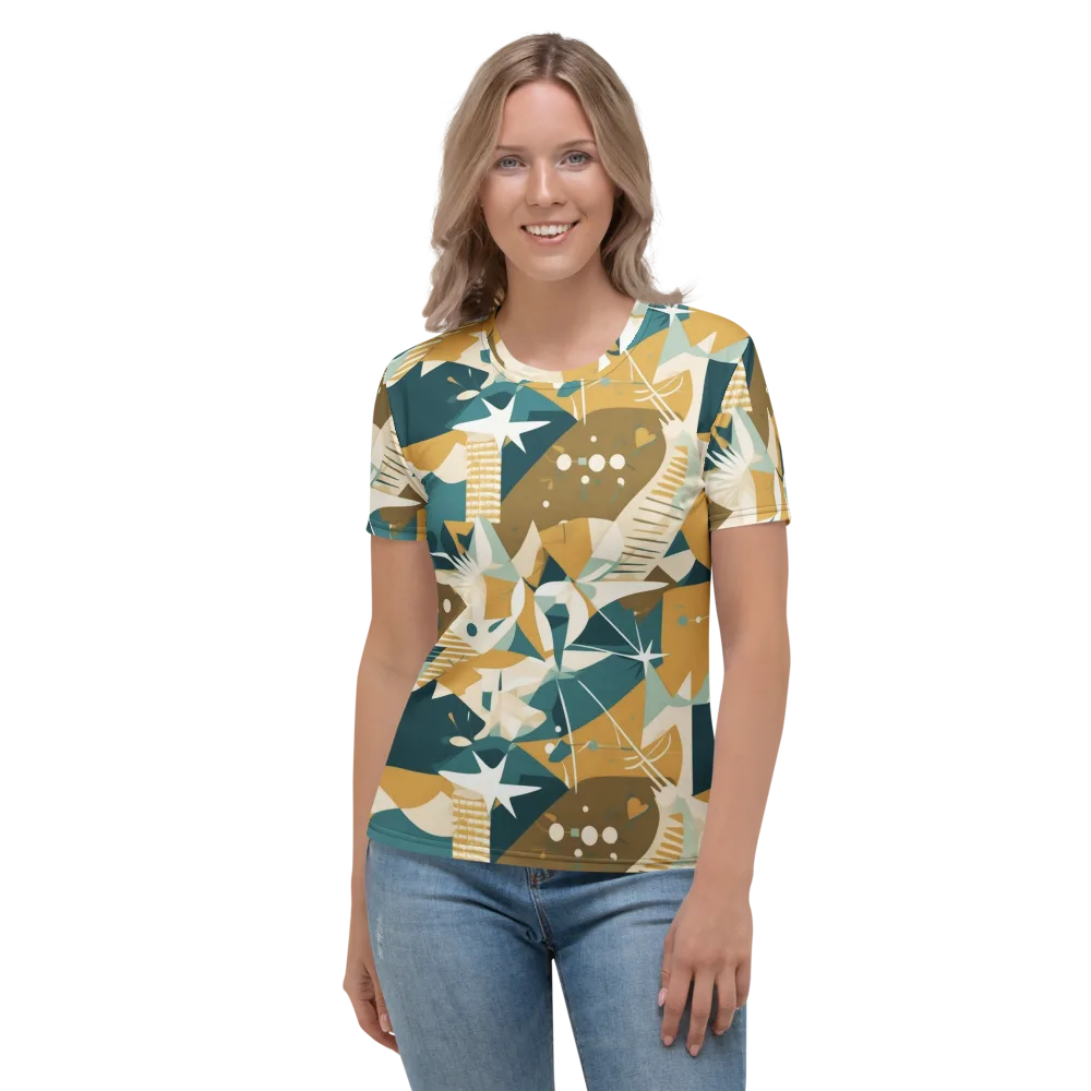 Astral Botanica on Women's Crew Neck T-Shirt — Front