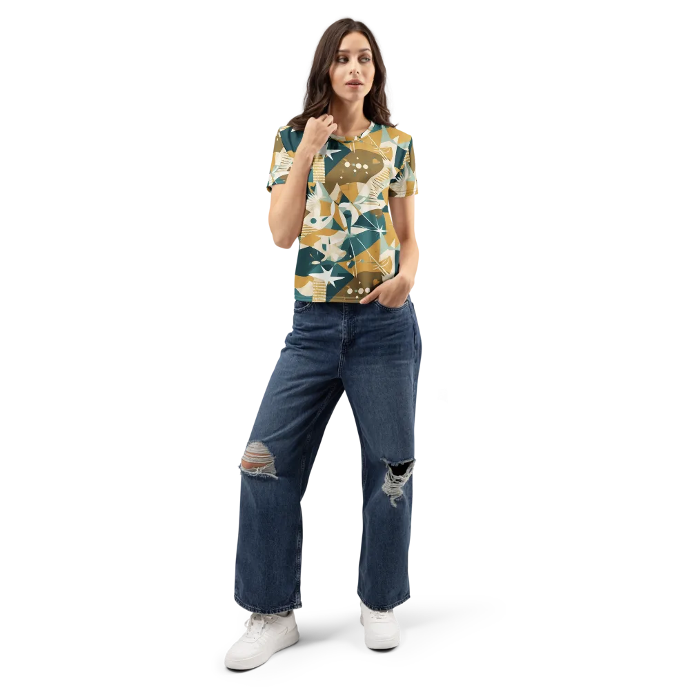 Astral Botanica on Women's Crew Neck T-Shirt — Front
