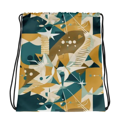 Astral Botanica on a Drawstring Bag