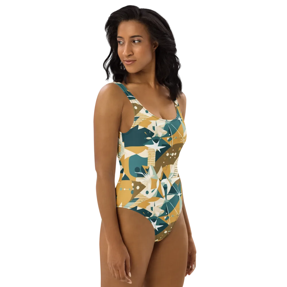 Astral Botanica on One-Piece Swimsuit — Right