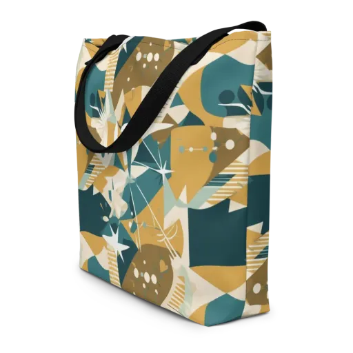Astral Botanica on a Large Tote Bag W/ Pocket