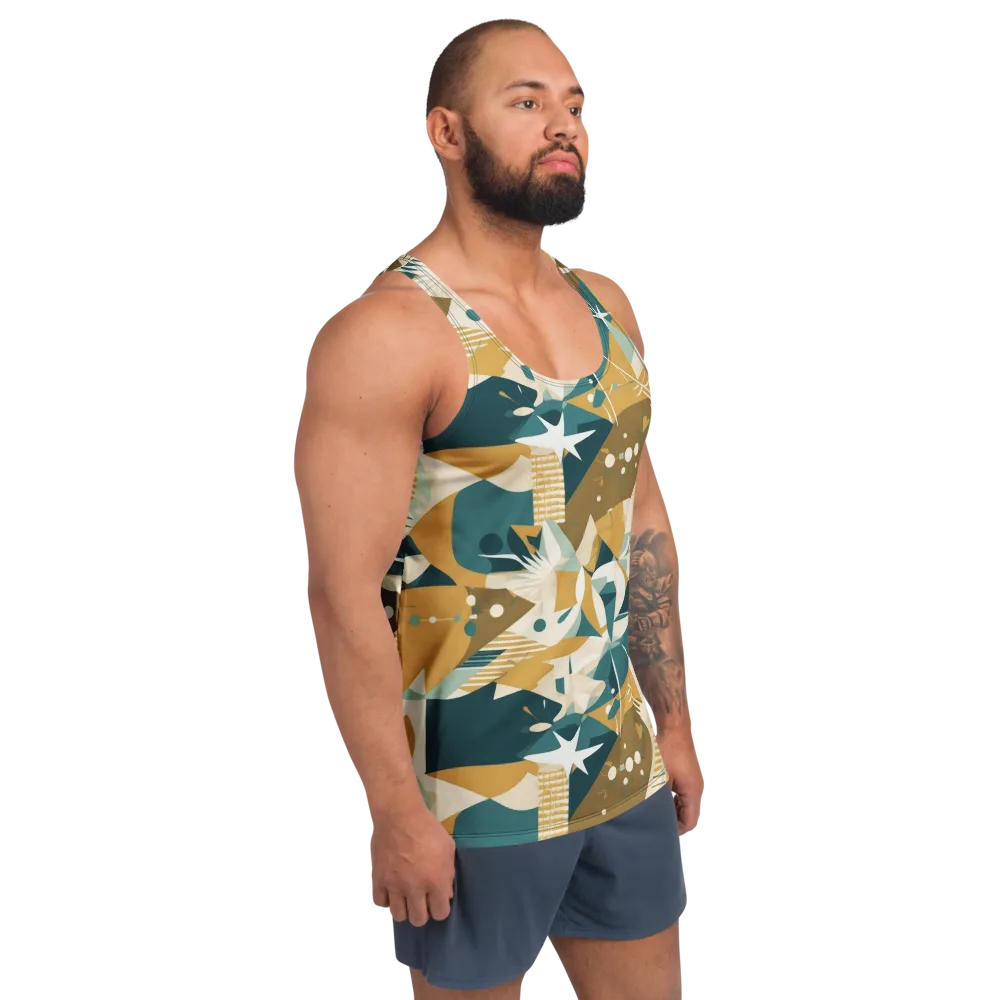 Astral Botanica on Men's Tank Top — Right Front