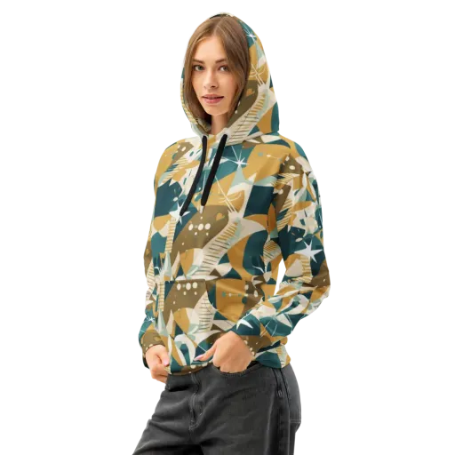 Astral Botanica on a Cotton Hoodie