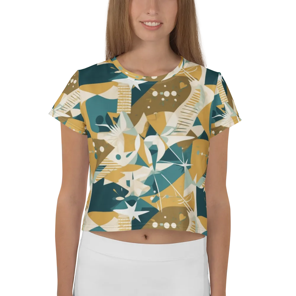 Astral Botanica on Crop Tee — Front