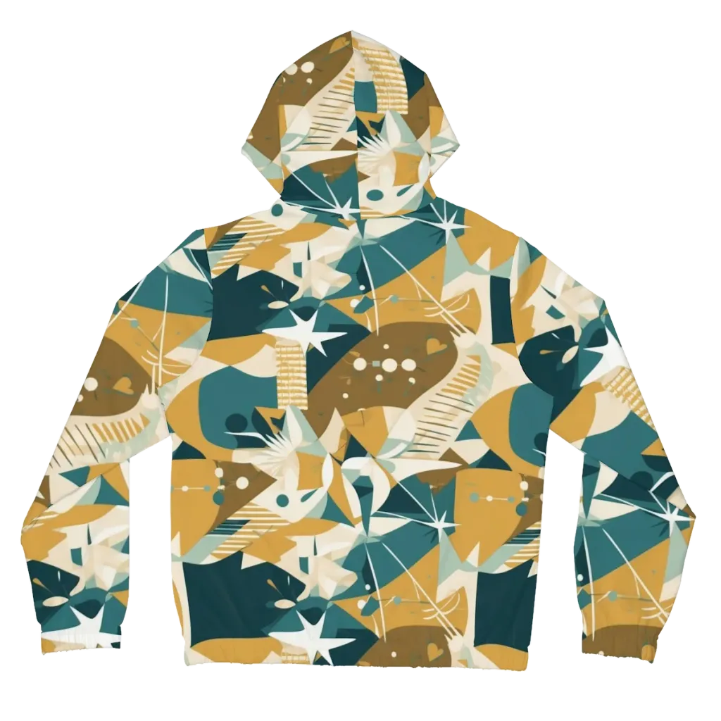 Astral Botanica on Women's Full-Zip Hoodie — Back