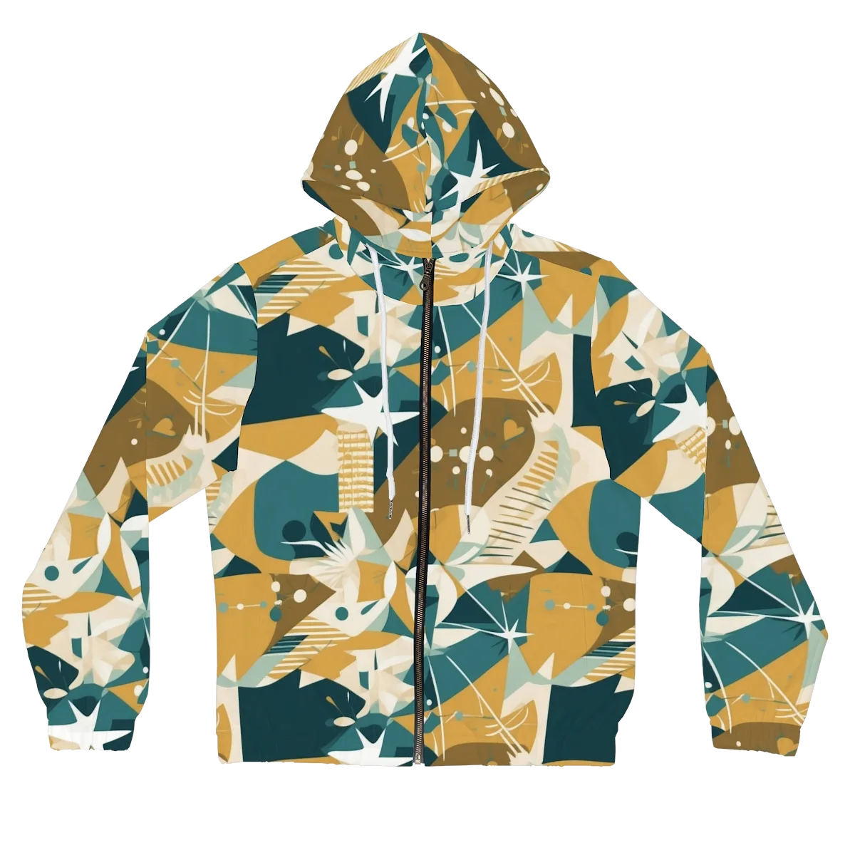 Astral Botanica on Women's Full-Zip Hoodie — Front