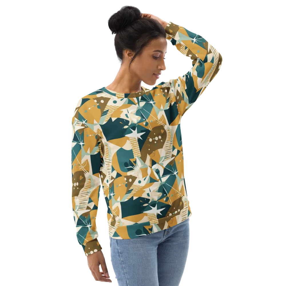 Astral Botanica on Sweatshirt — Right Front
