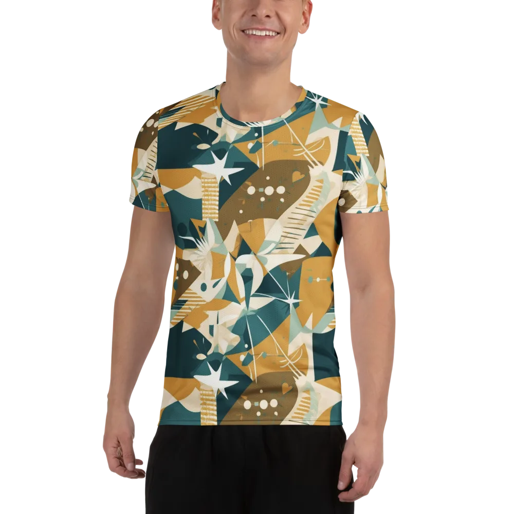 Astral Botanica on Men's Athletic T-Shirt — Front