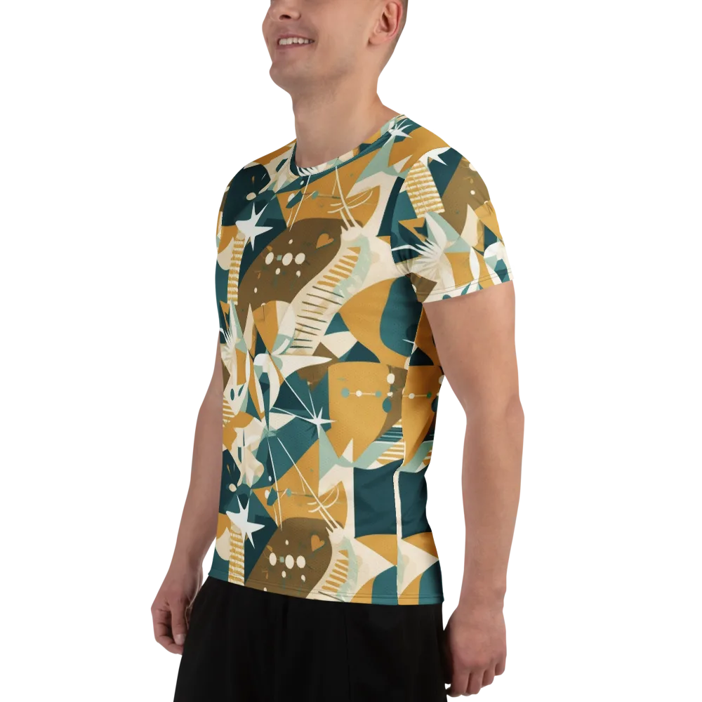 Astral Botanica on Men's Athletic T-Shirt — Left