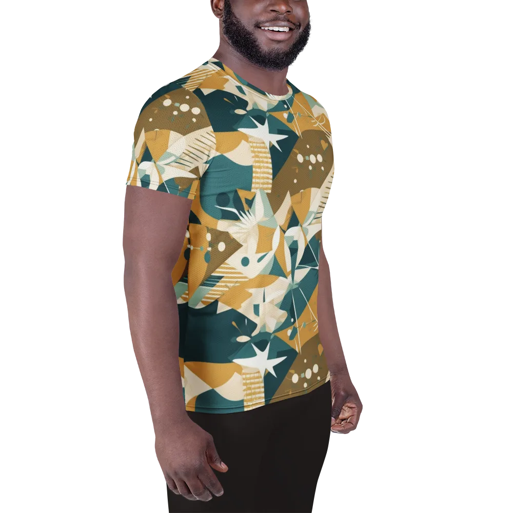 Astral Botanica on Men's Athletic T-Shirt — Right