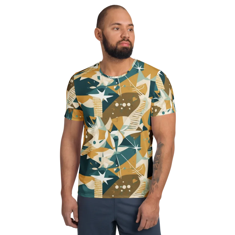 Astral Botanica on Men's Athletic T-Shirt — Front