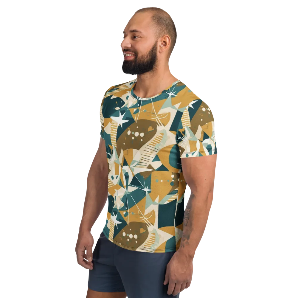 Astral Botanica on Men's Athletic T-Shirt — Left