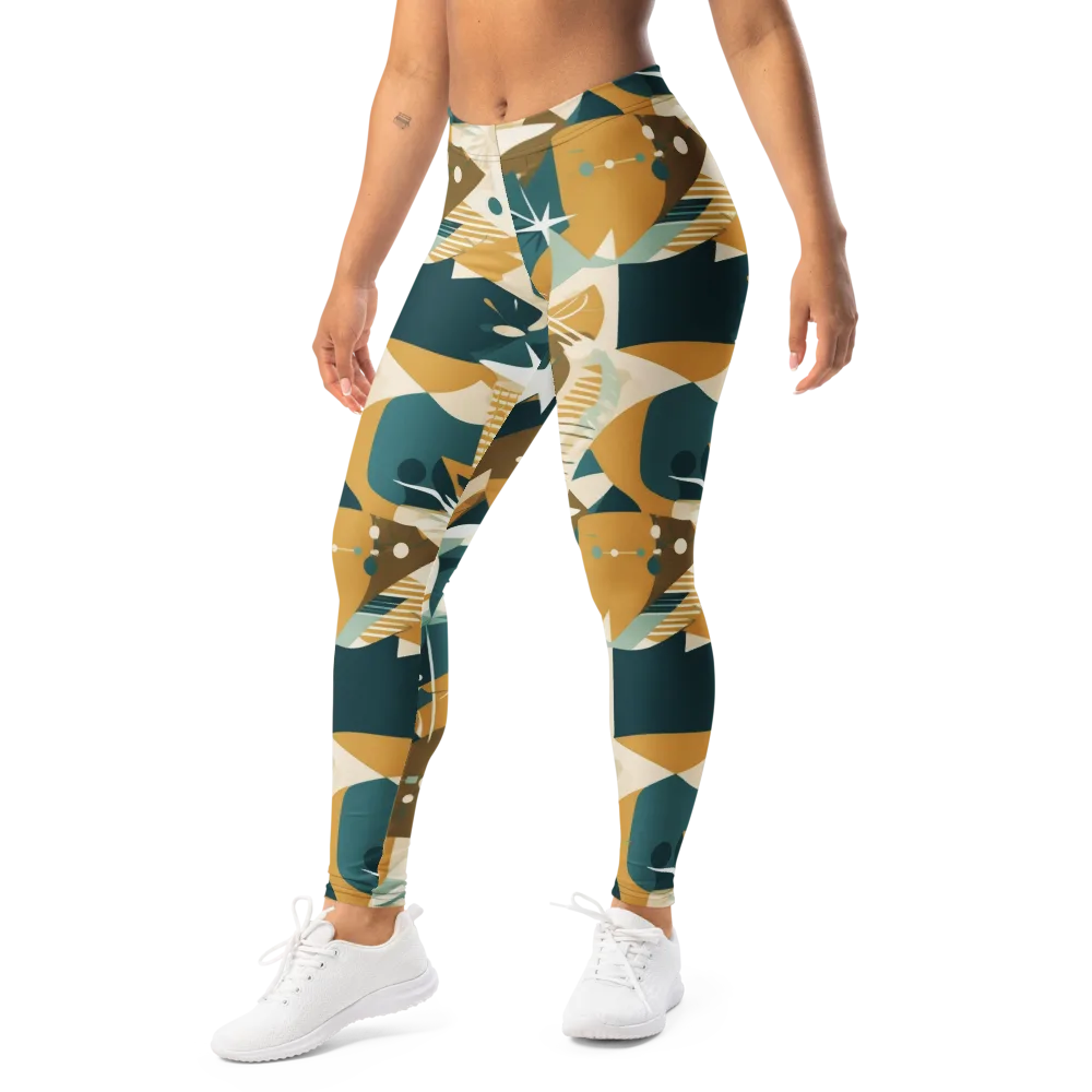 Astral Botanica on Leggings — Left Front