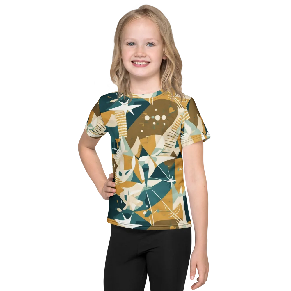 Astral Botanica on Kids Crew Neck T-Shirt — Front