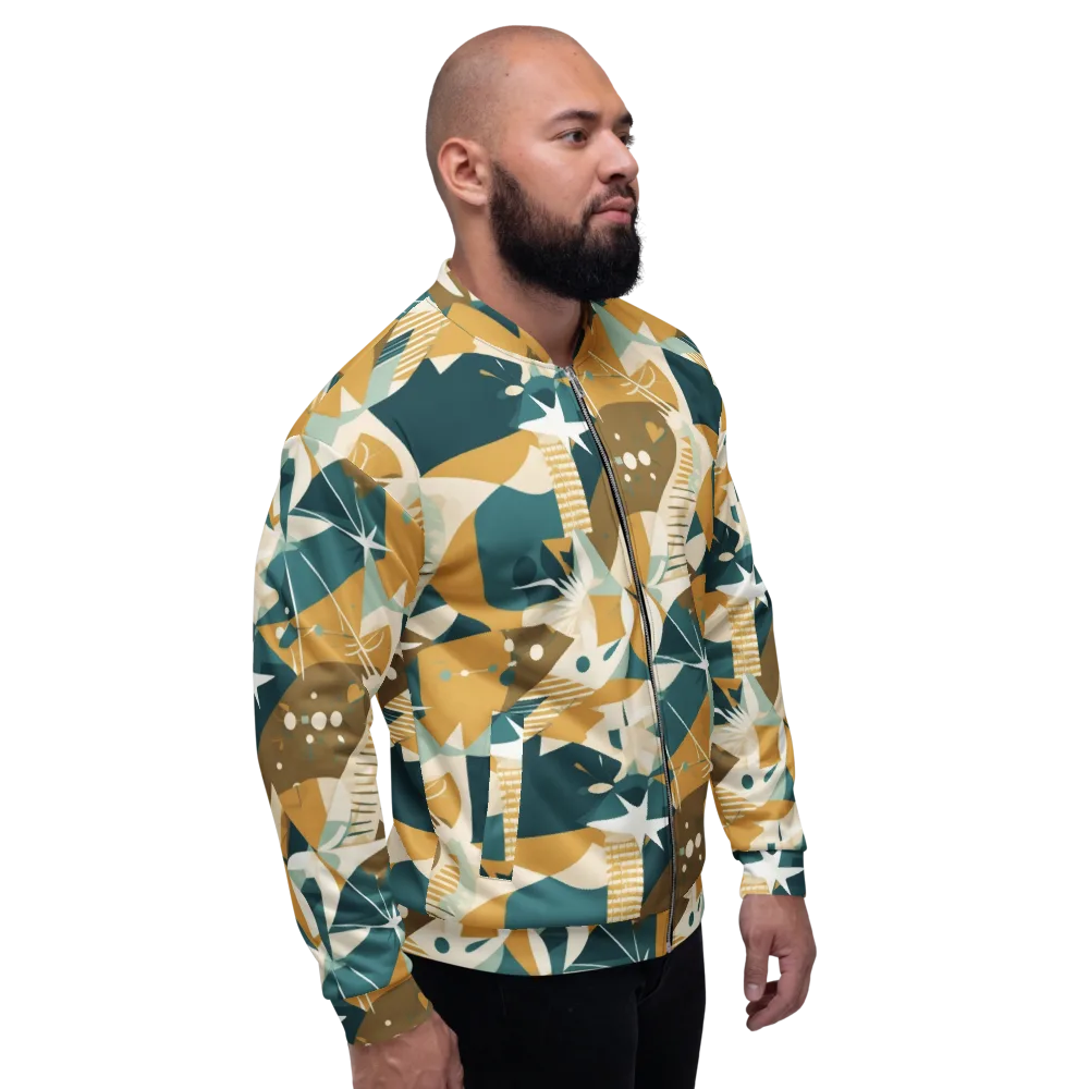 Astral Botanica on Bomber Jacket — Right