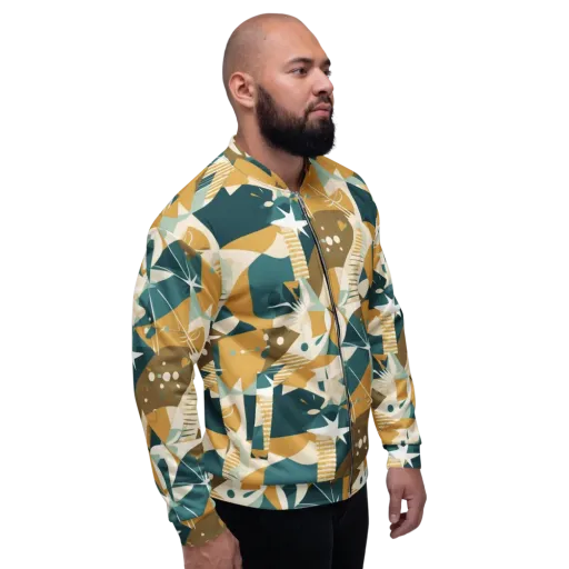 Astral Botanica on a Bomber Jacket