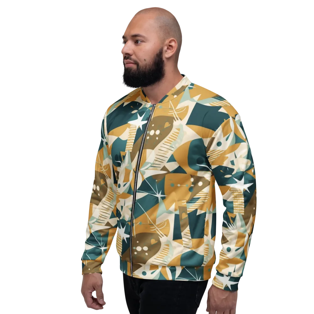 Astral Botanica on Bomber Jacket — Left