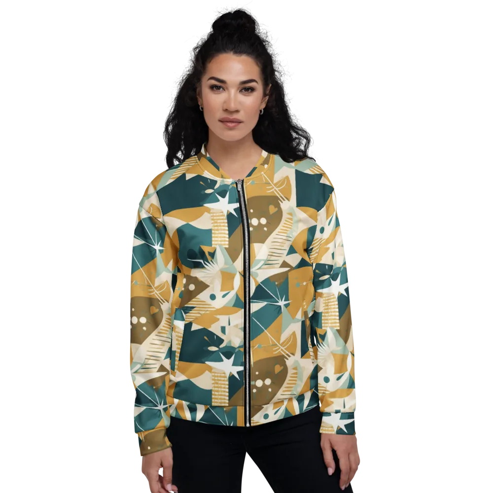Astral Botanica on Bomber Jacket — Front