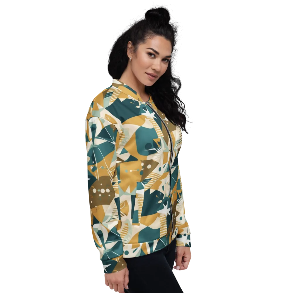 Astral Botanica on Bomber Jacket — Right