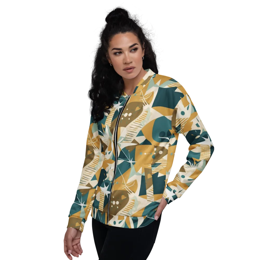 Astral Botanica on Bomber Jacket — Left