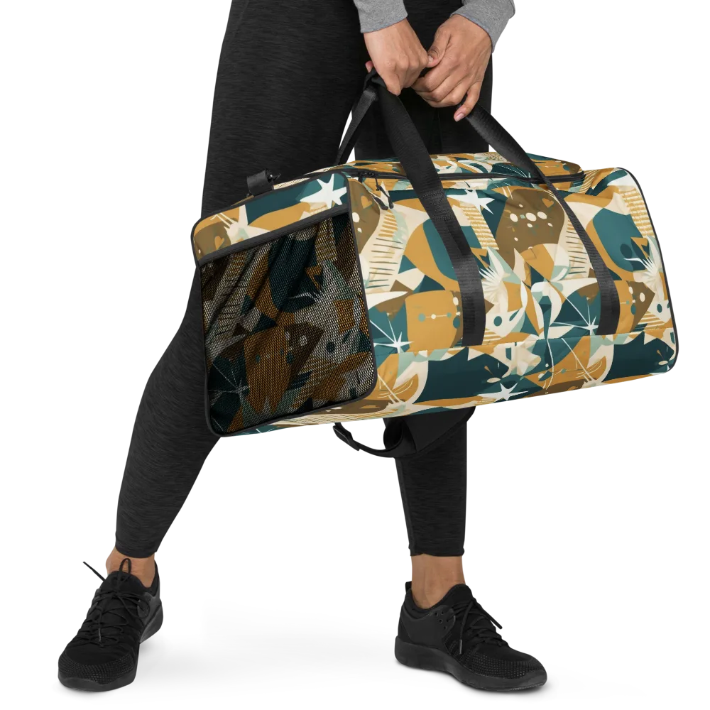 Astral Botanica on Duffle Bag — Right Front