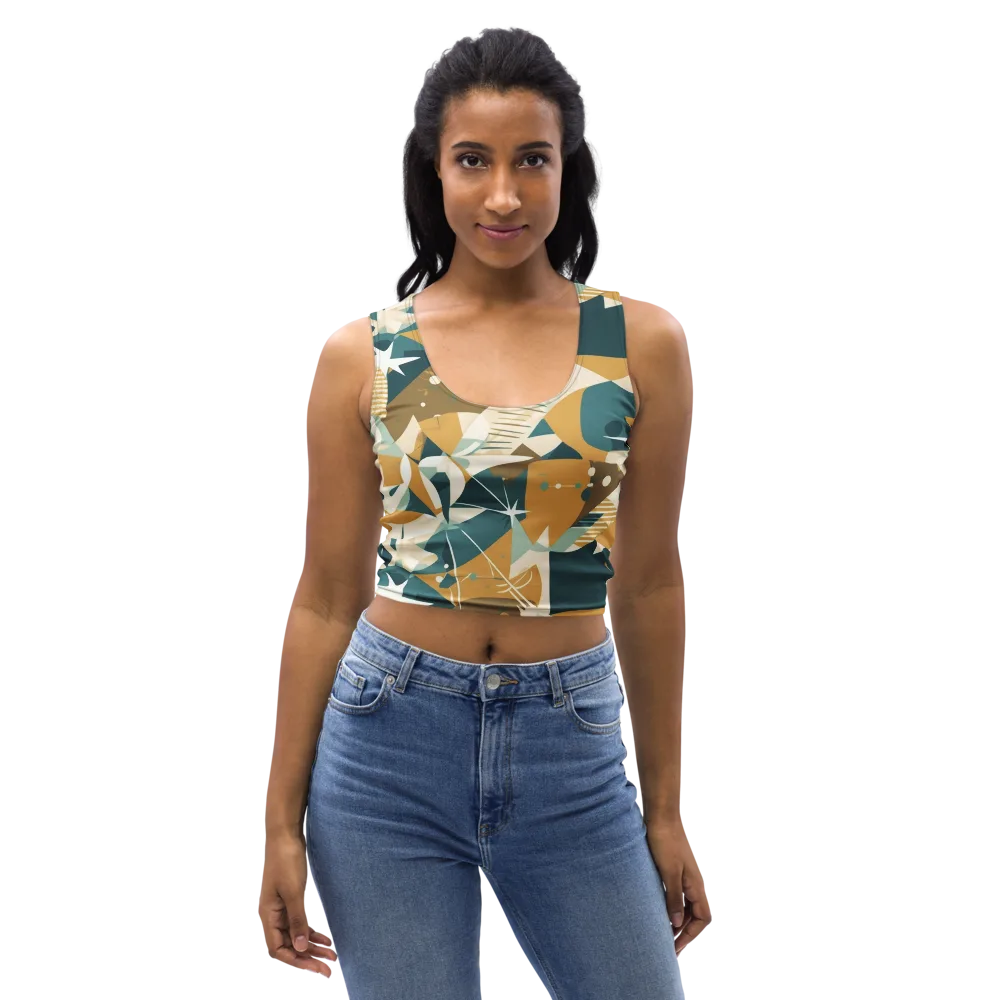 Astral Botanica on Crop Top — Front
