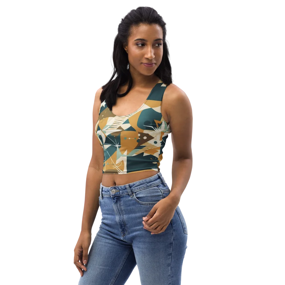 Astral Botanica on Crop Top — Left Front