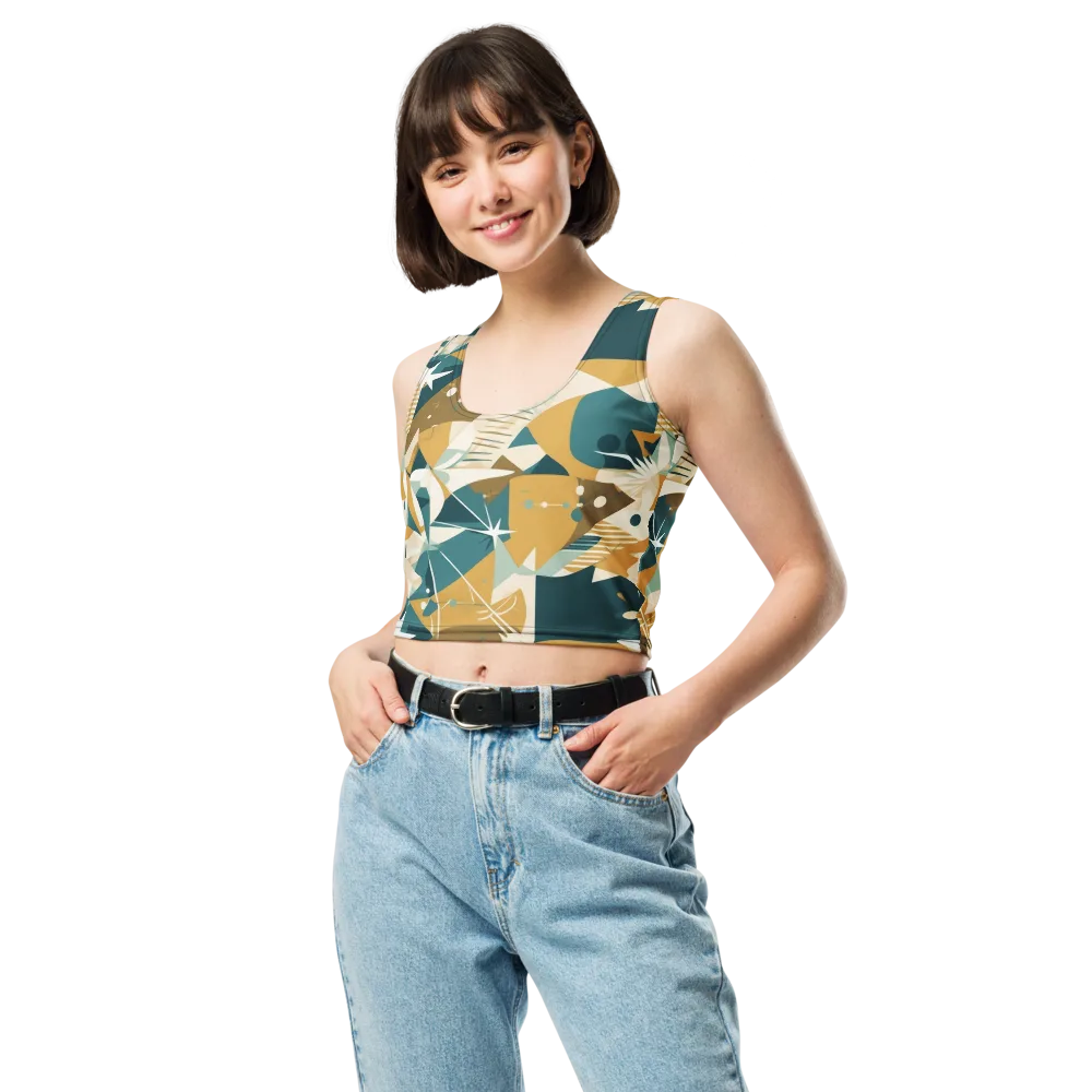 Astral Botanica on Crop Top — Front
