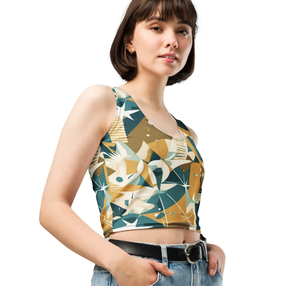 Astral Botanica on Crop Top — Right Front