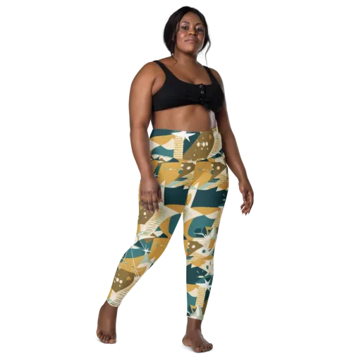 Astral Botanica on a Leggings with Pockets