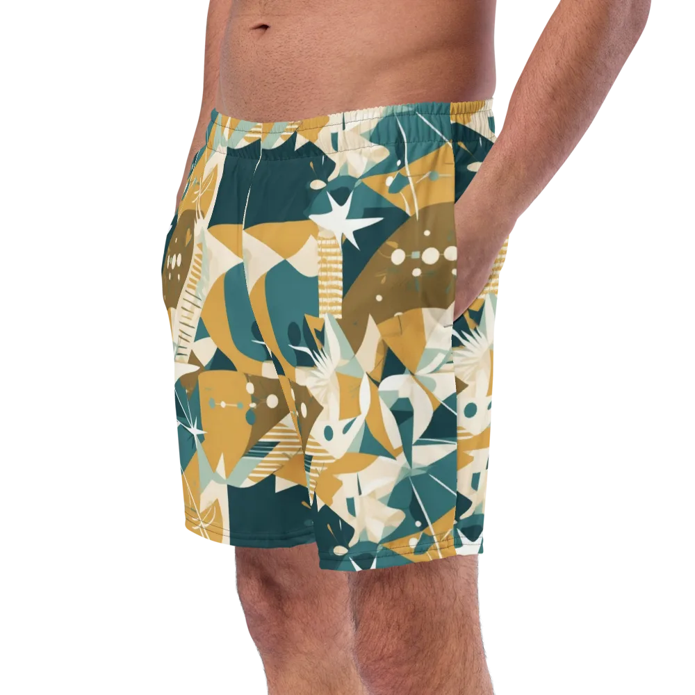 Astral Botanica on Swim Trunks — Left Front