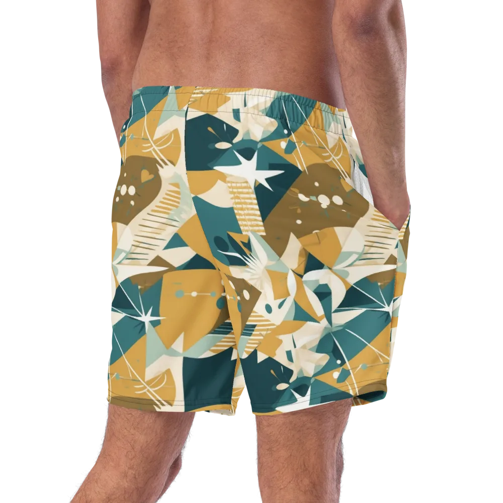Astral Botanica on Swim Trunks — Right Back