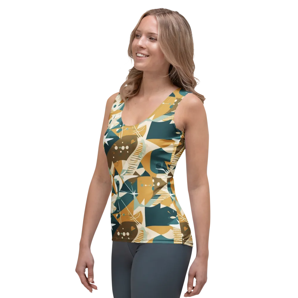Astral Botanica on Women's Tank Top — Left Front