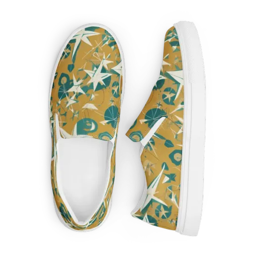 Ochre Flight on a Men's Slip-On Canvas Shoes