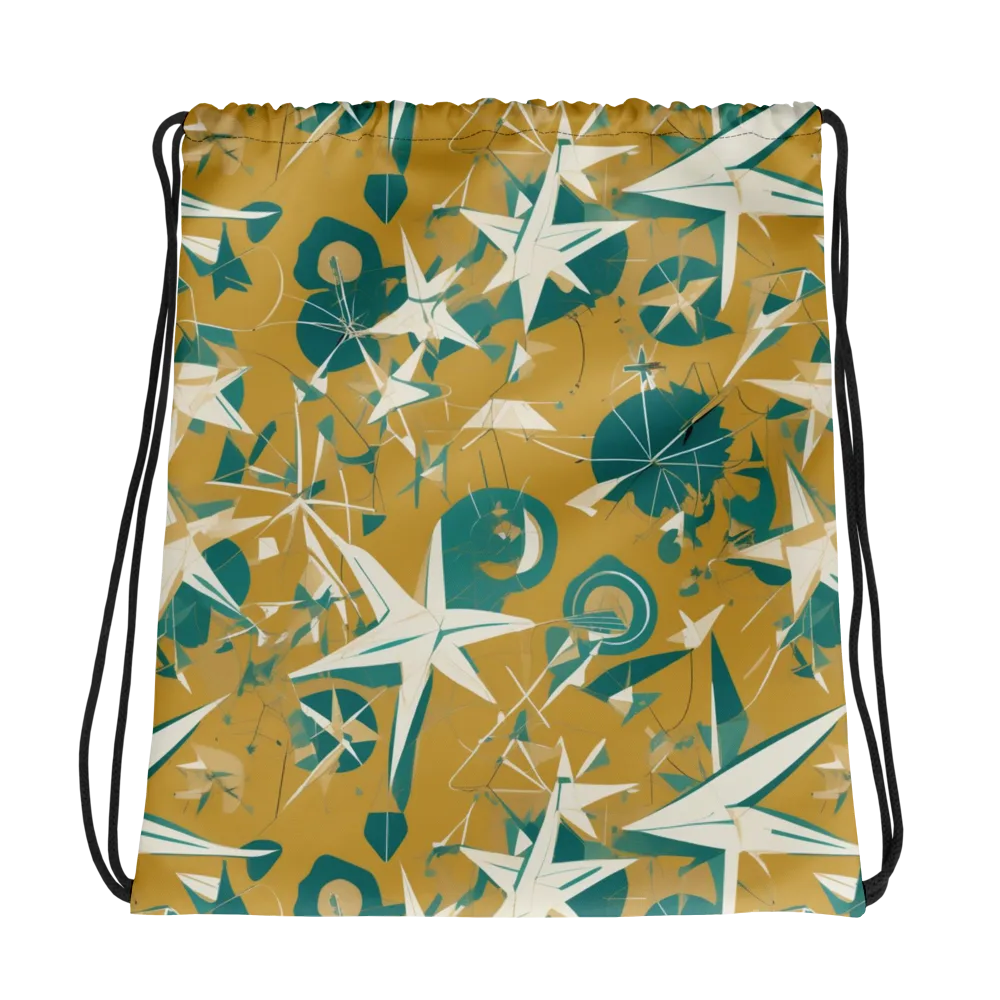 Ochre Flight on Drawstring Bag — Photo