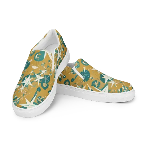 Ochre Flight on a Women's Slip-On Canvas Shoes