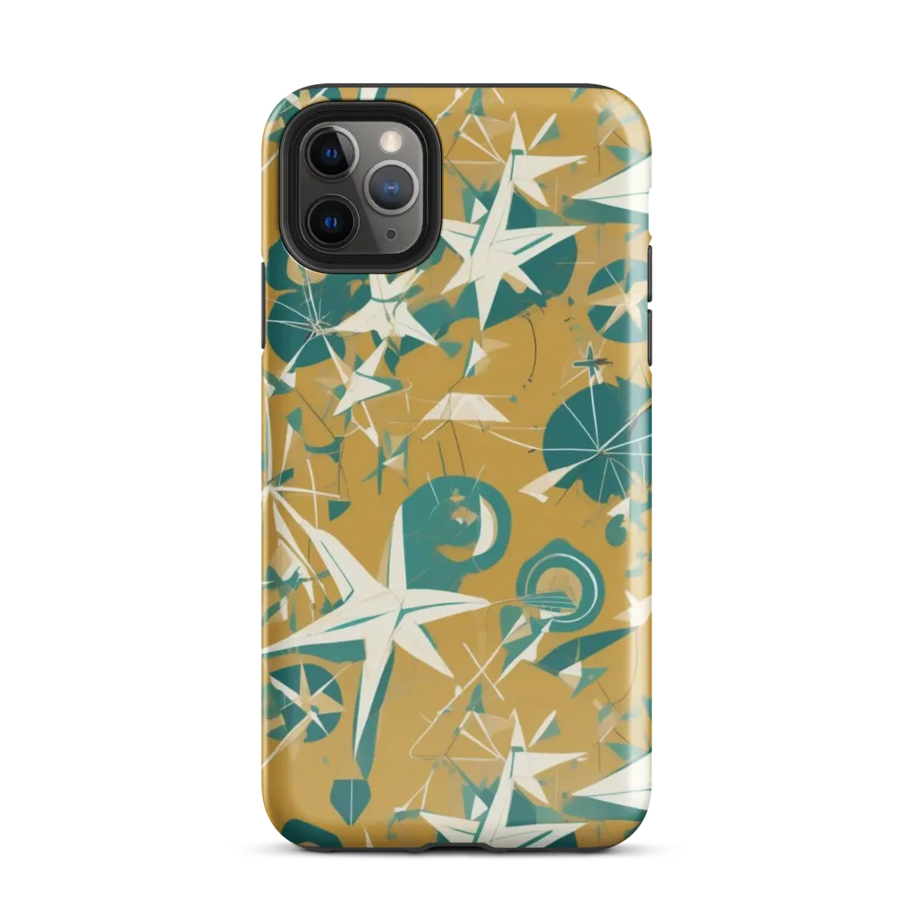 Ochre Flight on Tough Case for iPhone® — Front