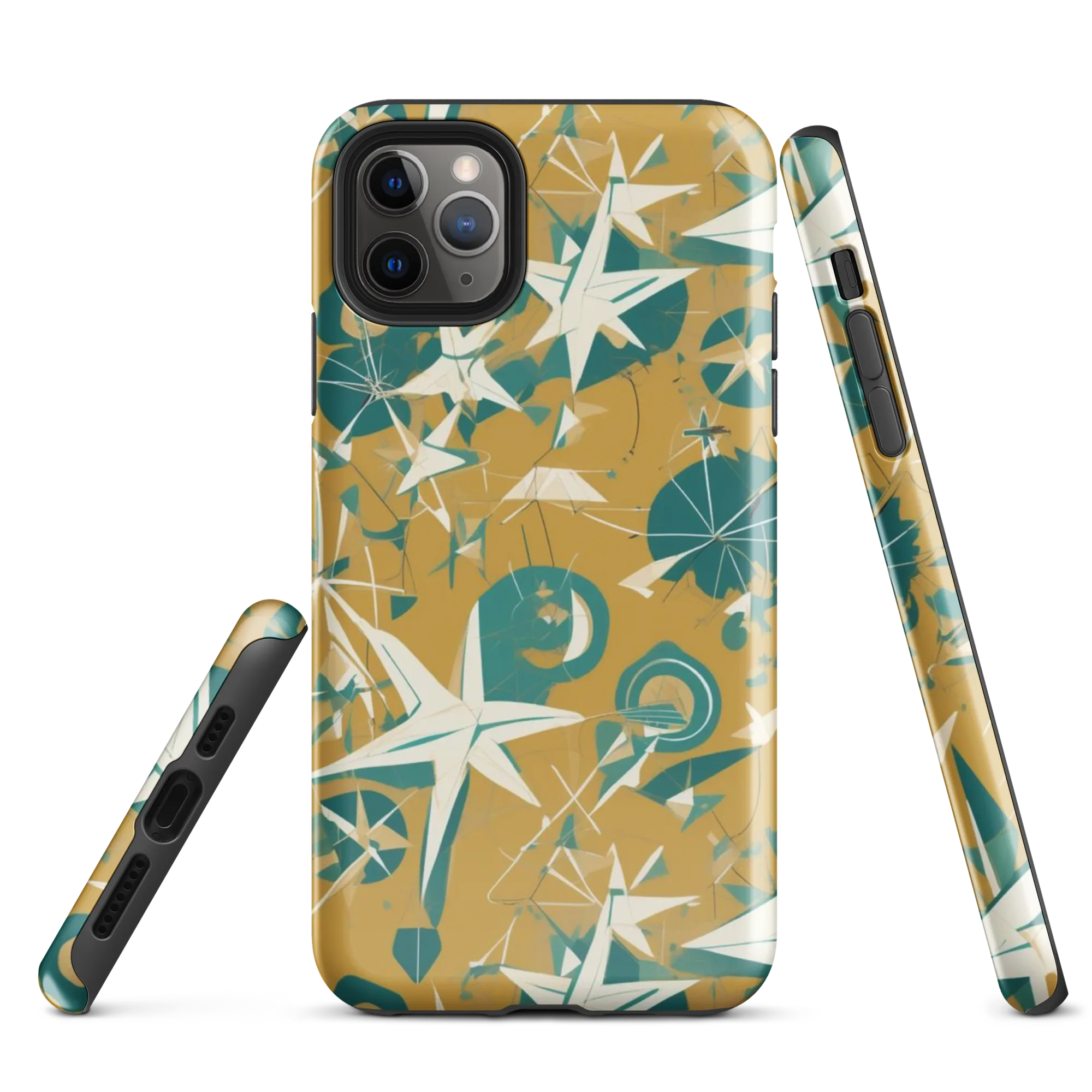 Ochre Flight on Tough Case for iPhone® — Front