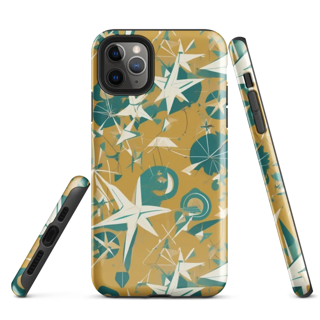 Ochre Flight on Tough Case for iPhone® — Front