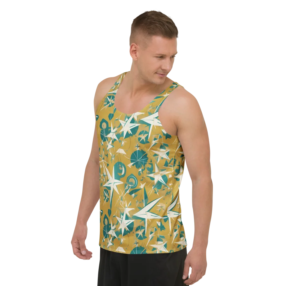 Ochre Flight on Men's Tank Top — Left Front